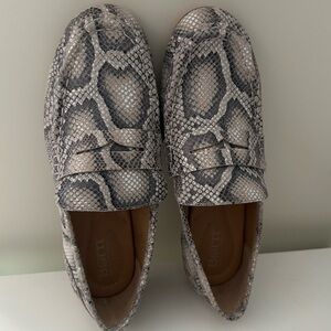 Born Snakeskin Leather Loafer
